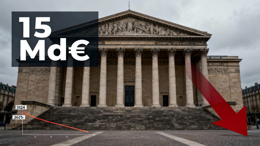 L'instabilité politique française : un équilibre de plus en plus précaire entre nécessité de réformes et paralysie institutionnelle. Illustration, octobre 2025.